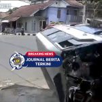 [VIDEO] Kecelakaan Minibus Elf Jurusan Purwokerto–Bandung Tabrak Dua Motor dan Counter HP di Ciamis