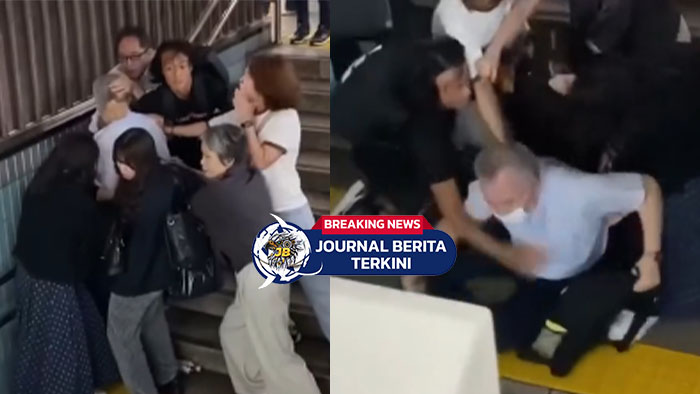 [VIDEO] Kedapatan Motret dari Bawah Rok! 5 Wanita Tangkap pria Cabul di Kereta Jepang