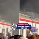 [VIDEO] Kepanikan di Stasiun Tanjung Barat, KRL Mendadak Berasap