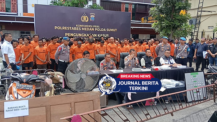 [VIDEO] Medan Keras! Polrestabes Medan Tangkap 87 Pelaku Kejahatan dari 61 Kasus