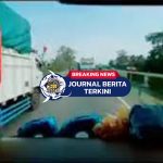 [VIDEO] Mencekam di Jalan Raya Nganjuk! Dua Bus Hampir Saling Senggol Terekam Dash Cam