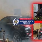 [VIDEO] Mobil Listrik di Klaten Tabrak Dinding Kaca hingga 'Terbang' ke Lounge Hotel