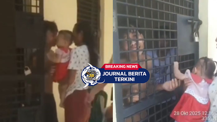 [VIDEO] Momen Mengharukan! Petugas Buka Sel, Ayah Tahanan Dapat Peluk Anak Kecilnya
