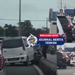 [VIDEO] Pengemudi Mobil Tabrak Pemotor, Coba Kabur tapi Malah Menabrak Mobil Lain