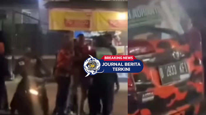 [VIDEO] Ricuh di Bekasi! Anggota Ormas Adu Mulut dengan Satpam Akena Plastik Gara-Gara Parkir