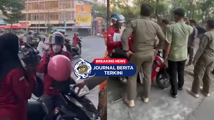 [VIDEO] Satpol PP Makassar Amankan Aksi Donasi Palsu di Persimpangan Mesjid Raya