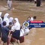 [VIDEO] Setahun Jembatan Hanyut! Anak Sekolah di Pandeglang Masih Menyebrangi Sungai untuk Sekolah