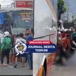 [VIDEO] Tragis! Dua Pengendara Vario Tewas Usai Tabrakan dengan Bus di Tulungagung