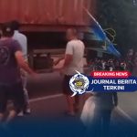 [VIDEO] Viral Aksi Heroik Warga Hentikan Truk Rem Blong saat Jalan Menurun, Langsung Ganjal Ban