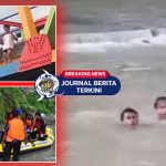 [VIDEO] Viral! Bikin Konten Lompat ke Sungai Gung, Dua Warga Tegal Terseret Arus Deras