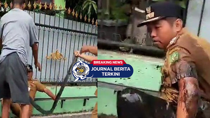 [VIDEO] Viral Lurah Perintis Kecamatan Medan Timur Didorong Warga ke Parit saat Bongkar Polisi Tidur Ilegal