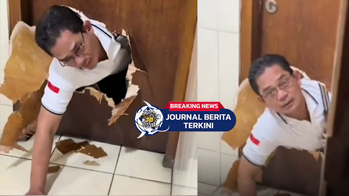 [VIDEO] Viral! Pria Bantu Emak-Emak Terjebak di Toilet, Malah Kena Omel karena Pintu Rusak
