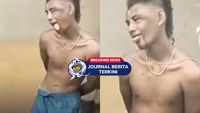 [VIDEO] Begal Ledek Warga! Detik-Detik Pelaku Diamankan Polisi Sebelum Massa Berdatangan