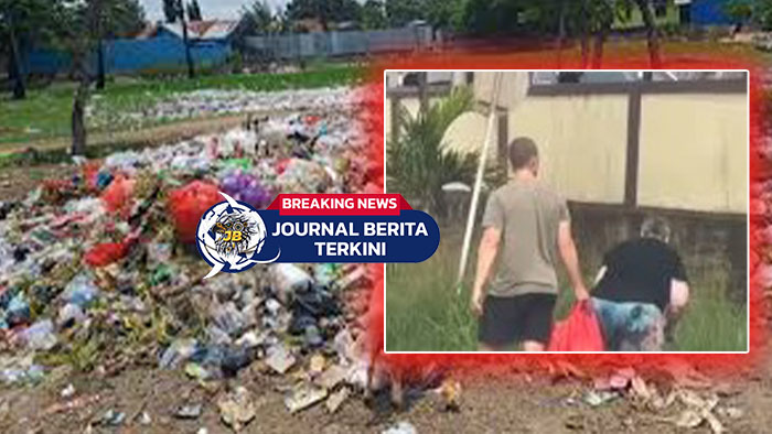 [VIDEO] Bikin Warga Terharu! Momen Dua Turis Memungut Sampah di NTT