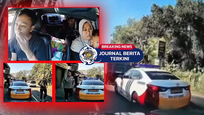 [VIDEO] Brimob Bantu Buka Jalan, Pengemudi Antar Pasien ke RSUD Sekarwangi Saat Macet di Sukabumi