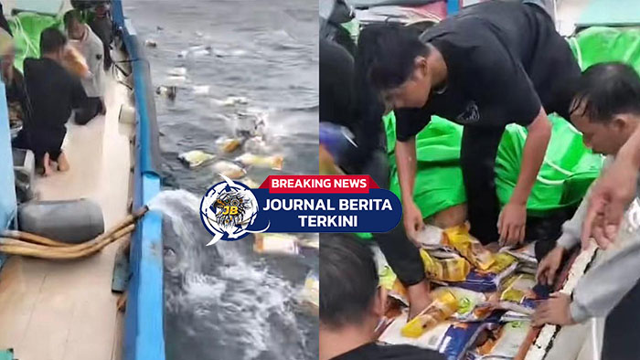 [VIDEO] Cuaca Buruk Hentikan Perjalanan Kapal Klotok Menuju Pulau Karimata