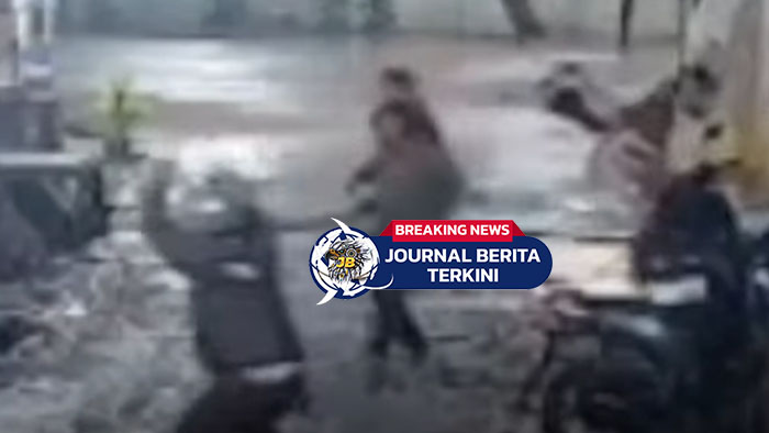 [VIDEO] Detik-Detik Aksi Percobaan Pencurian Motor Digagalkan Warga dan Ojol