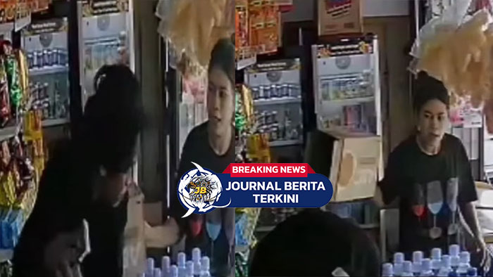 [VIDEO] Detik-Detik Emak-Emak Menggagalkan Dugaan Aksi Pencurian di Warung