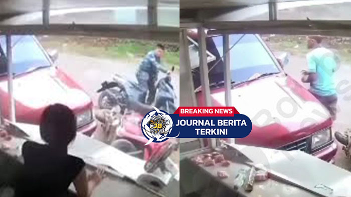 [VIDEO] Detik-Detik Mobil Hiang Kendali Tabrak Motor dan Warga Di Tunahan Jepara