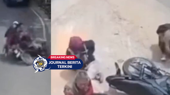 [VIDEO] Detik-Detik Penjual Bakso Ditabrak di Simpang Tiga Kaliwayet, Pelaku Menghilang