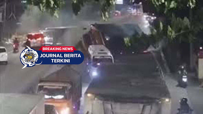 [VIDEO] Diduga Rem Blong! Detik-Detik Insiden di Jalan Perintis Kemerdekaan
