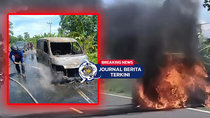 [VIDEO] Diduga karena Korsleting! Mobil Pengangkut Uang BNI Senilai Rp 4,6 Miliar Terbakar di Jalan Trans Sulawesi