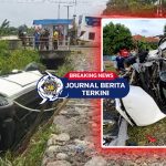 [VIDEO] Dua Orang Luka Ringan! Kecelakaan Mobil dan Kereta Api Di Perlintasan Tanpa Palang Pintu di Sukoharjo