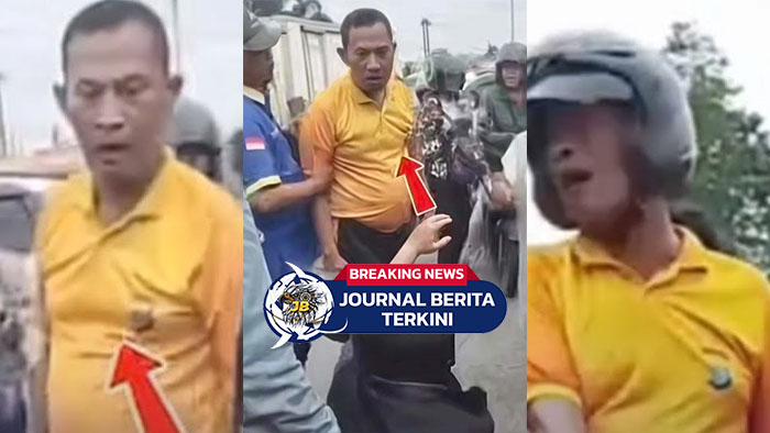 [VIDEO] Gangguan Jiwa! Viral Pria Berpakaian Olahraga Polda di Medan