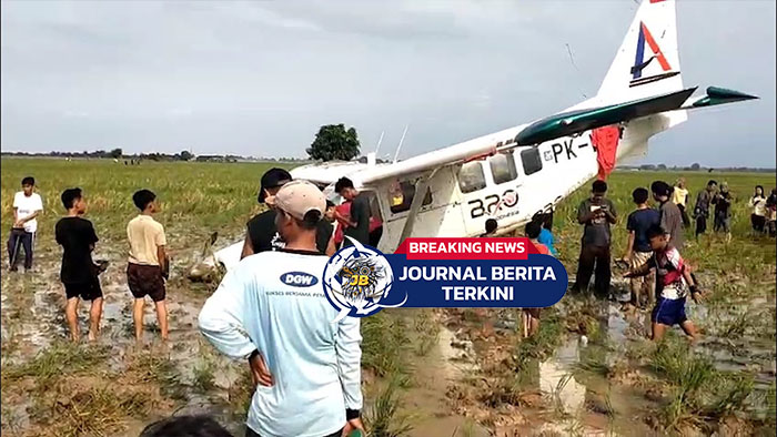 [VIDEO] Insiden Pesawat Cessna Jatuh, Lokasi Persawahan Karawang Jadi Heboh