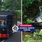 [VIDEO] Kecelakaan! Mobil Brimob Masuk Jurang di Perbatasan Lampung–Bengkulu, Sopir Selamat
