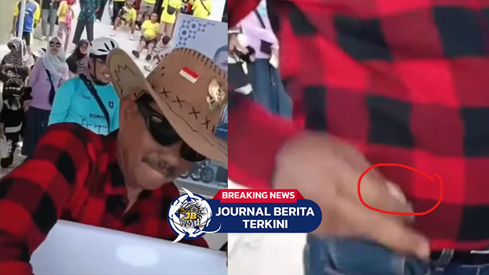 [VIDEO] Ketahuan Kameramen! Momen Cabut Undian Hadiah Motor di Acara Bersepeda Bersama KORPRI