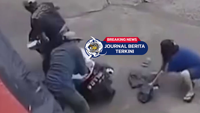 [VIDEO] Korban Emak-Emak! Aksi Penjambretan di Teluk Gong, Polisi kini memburu pelaku