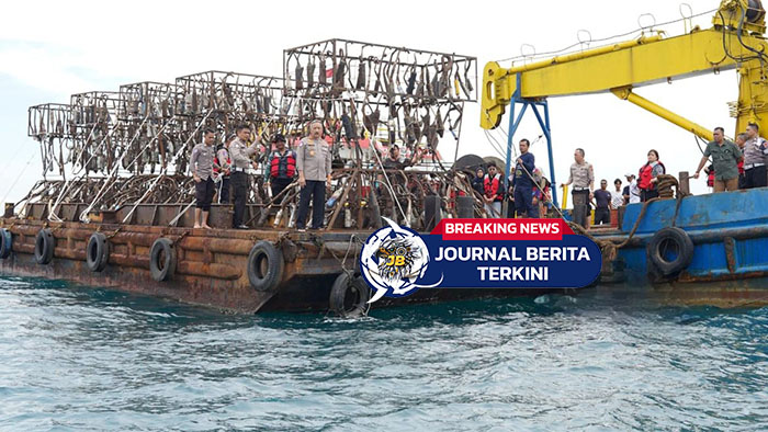 [VIDEO] Merusak Alam? Polda Bangka Belitung Tenggelamkan Ribuan Knalpot Brong Jadi Rumah Ikan di Laut Sungailiat