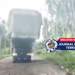 [VIDEO] Muatan Berlebih! Pikap Terguling di Siau Jambi Akibat Overload