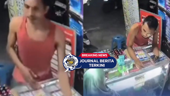 [VIDEO] Permintaan Pulsa Ditolak! Pria di Medan Ngamuk dan Berbuat Tak Sopan di Counter