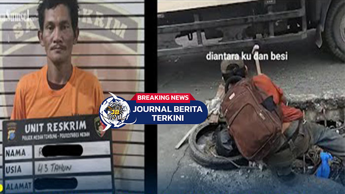 [VIDEO] Pria yang Viral Rusak Besi Drainase di Medan Akhirnya Ditangkap Polisi