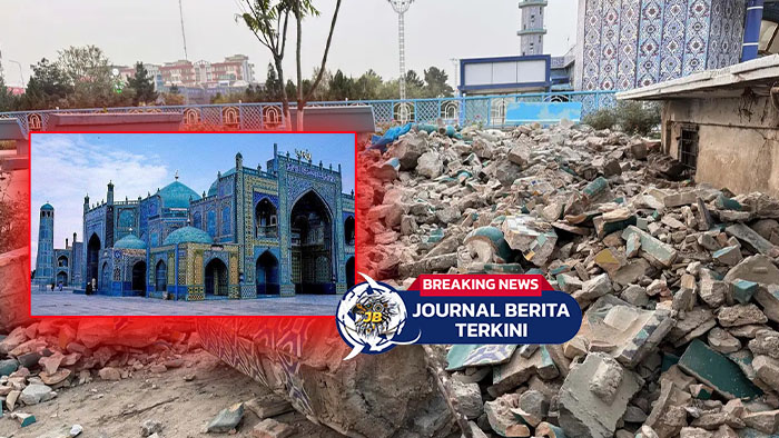 [VIDEO] Situs Imam Syiah Pertama! Gempa Bumi di Afghanistan Rusak Masjid Biru
