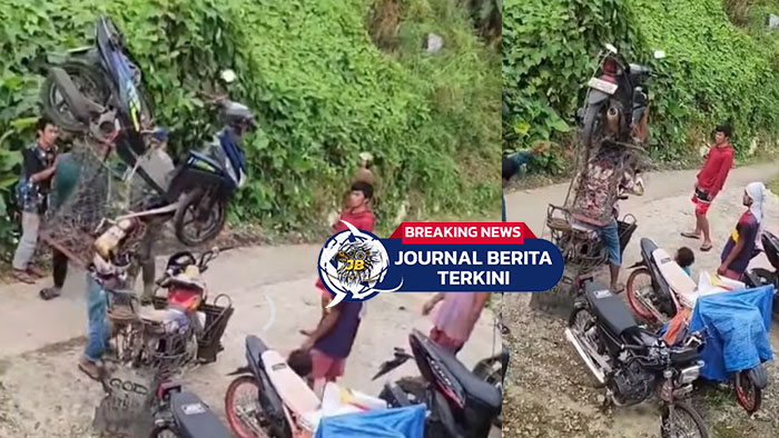 [VIDEO] Tak Disangka! Pria Ini Bisa Angkat Sepeda Motor ke Atas Kepala Sendirian