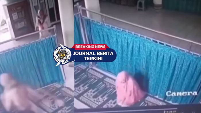 [VIDEO] Terekam CCTV! Pria Lakukan Aksi Biadab di Masjid, Ternyata Tetangga Sendiri