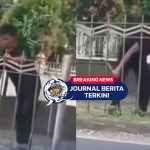 [VIDEO] Viral! Rekaman Pria Di Medan Bawa Batu Pukul-Pukul Pagar Pembatas di Flyover Amplas Medan