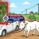 [VIDEO] Viral! Warga Rembang Gunakan Dua Ekor Sapi untuk Tarik Mobil yang Terperosok di Jalan Desa