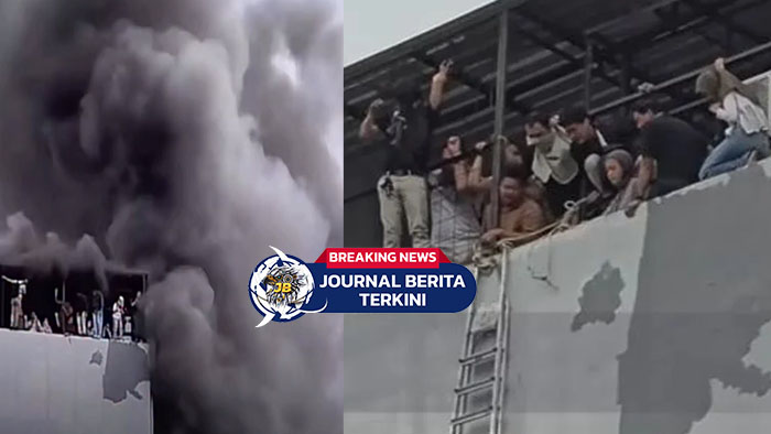 [VIDEO] Detik-Detik Kebakaran di Gedung Terra Drone Jakarta Pusat
