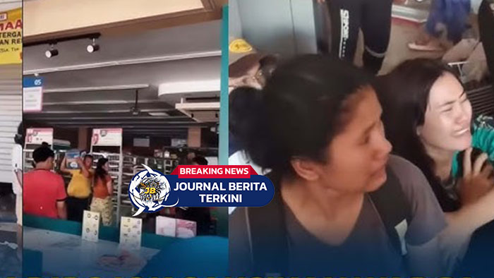 [VIDEO] Korban Banjir! Pegawai Menangis Saat Minimarket Dijarah Korban Banjir di Tapteng