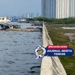 [VIDEO] Menjelang Puncak Rob! Tanggul Muara Baru Terekam Alami Kebocoran