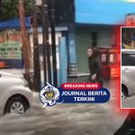 [VIDEO] Pria Tegur Pengemudi Mobil yang Melaju Kencang Saat Melewati Genangan Banjir