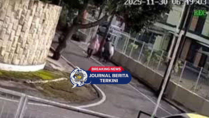 [VIDEO] Terekam CCTV! Aksi Jambret Bersenjata Celurit Terjadi di Malang