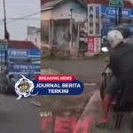 [VIDEO] Terekam Kamera Ambulans! Insiden Lalu Lintas di Belokan Gajah Barong