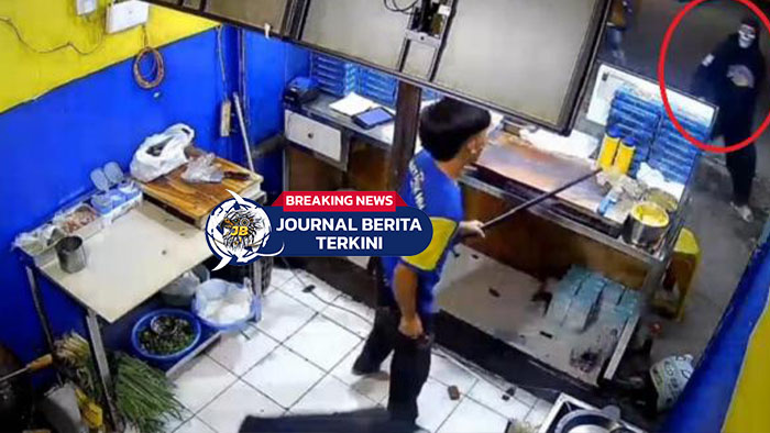 [VIDEO] Viral Aksi G3ng Motor vs Penjual Martabak Terekam CCTV di Bandung
