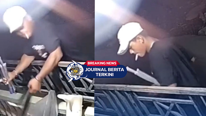 [VIDEO] Viral Pria Terekam CCTV Saat Mengambil Besi di Pangkalan Brandan